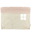Loullou Poppenhuis tot Speelboog - Roze/Creme - Loullou - OneSize - Poppenhuizen