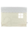 Loullou Poppenhuis tot Speelboog - Grijs/Creme - Loullou - OneSize - Poppenhuizen