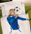 Snurk Beddengoed - Volwassenen - Blauw Voetballer - Snurk - Volwassenen - Beddengoed - Volwassenen