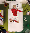 Snurk Beddengoed - Junior - Rood Voetballer - Snurk - Julinor - Beddengoed - Junior