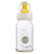 Hevea Babyflessen - 2-pack - Glas & Natuurlijk Rubber - Wit - Hevea - 0-3 mnd - Babyflesjes