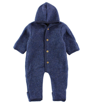 Engel Wagenspak - Wol - Blauw Gevlekt - Engel - 74/80 - Wagenspakken