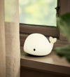 Filibabba Lamp - The Friendly Whale Christian - 14,5 cm - Wit - Filibabba - OneSize - Nachtlampen