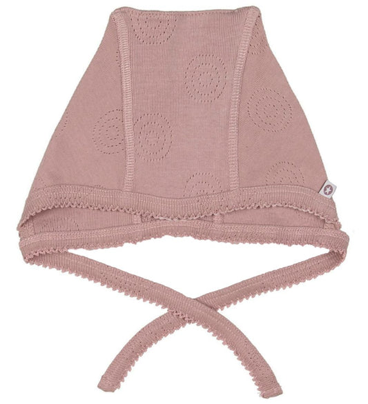 Smallstuff Babymuts - Poeder m. Pointelle - Smallstuff - 86/92 - Babymutsen