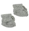 Engel Kruipschoenen - Wol - Grijs Gevlekt - Engel - 0-1 jaar (50-80) - Kruipschoenen