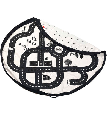 Play&Go Speelmat - Ø: 140 Cm - Rijweg - Play&Go - OneSize - Speelmaten