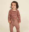Soft Gallery Romper l/s - Bob - Burlwood m. Uilen - Soft Gallery - 12 mnd - Rompers Lange Mouw