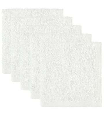Oopsy Washanden - 5-pack - Wit - Oopsy - OneSize - Washandjes
