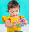 Oball Classic+ Bal - 8 cm - Roze/Groen/Paars/Roze - Oball - OneSize - Grijpspeelgoed