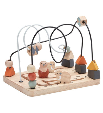 Kids Concept Activiteitenspeelgoed - Naturel m. Dier - Kids Concept - OneSize - Activiteitenspeelgoed