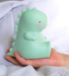 A Little Lovely Company Lamp - 12,5 cm - T-Rex - Groen - A Little Lovely Company - OneSize - Nachtlampen