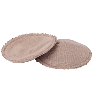 Smallstuff Borstvoedingspads - L - 2 st. - Merino Wol - Powder - Smallstuff - OneSize - Borstvoedingspads