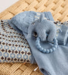 Smallstuff Ramelaar - Merino Wol - Olifant - Light Blue - Smallstuff - OneSize - Ramelaren