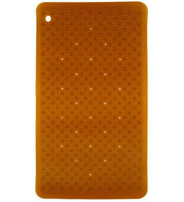 Hevea Douchemat - Natuurlijk Rubber - 70x40 cm - Wave Lang - Nat - Hevea - OneSize - Douchematten