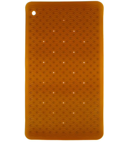 Hevea Douchemat - Natuurlijk Rubber - 70x40 cm - Wave Lang - Nat - Hevea - OneSize - Douchematten