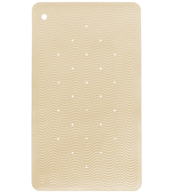 Hevea Douchemat - Natuurlijk Rubber - 70x40 cm - Wave Lang - Zan - Hevea - OneSize - Douchematten