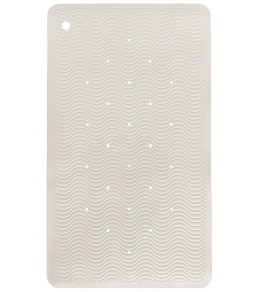 Hevea Douchemat - Natuurlijk Rubber - 70x40 cm - Wave Lang - Mar - Hevea - OneSize - Douchematten