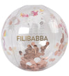 Filibabba Strandbal - Alfie - 40 cm - Unicorn Shores - Confetti - Filibabba - OneSize - Strandballen