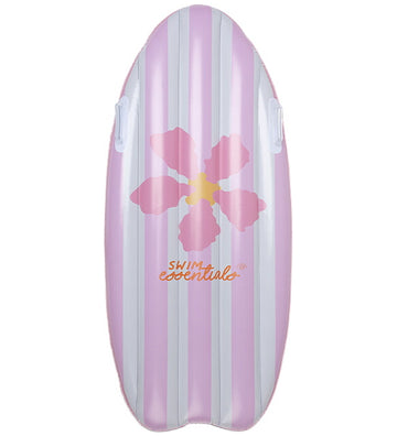 Swim Essentials Luchtbed - Opblaasbaar surfboard - Roze Flower - Swim Essentials - OneSize - Badspelletjes