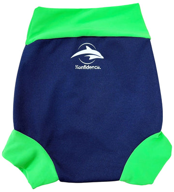 Konfidence Zwemluier - Nappy E-Flex - Navy/Limoen - Konfidence - 12-18 mnd - Zwemluiers