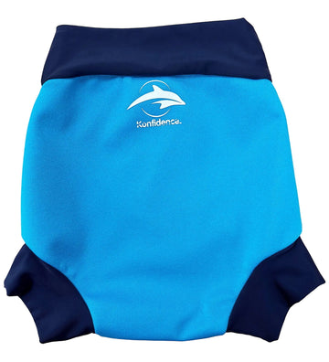 Konfidence Zwemluier - Nappy E-Flex - Cyaan/Navy - Konfidence - 3-6 mnd - Zwemluiers