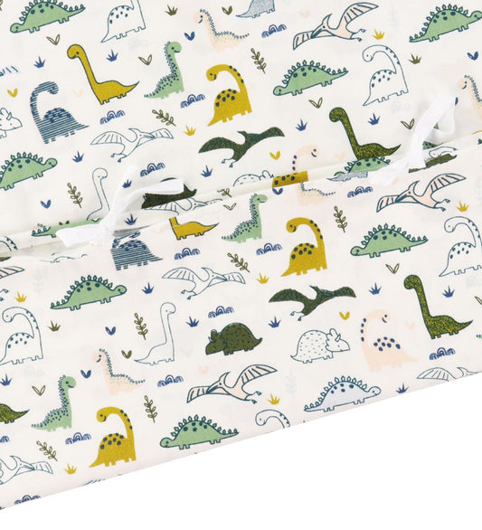 Nørgaard Madsens Beddengoed - Junior - Wit m. Dinosaur - Nørgaard Madsens - Julinor - Beddengoed - Junior