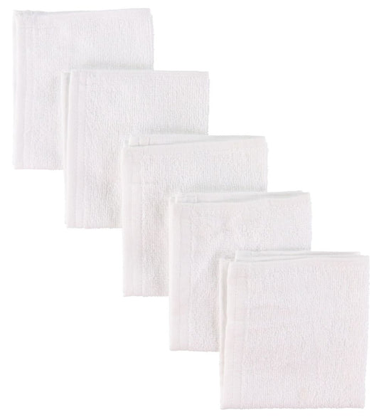Nørgaard Madsens Washandje - 5 stk - Wit - Nørgaard Madsens - OneSize - Washandjes