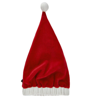 Minymo Kerstmuts - Fluweel - Pixie - Chili Red m. Pom-Pom - Minymo - 52 cm - Kerstmutsen