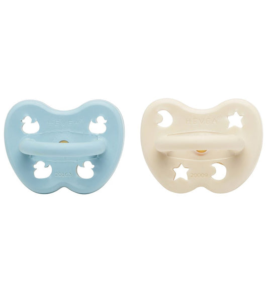 Hevea Fopspenen - 0-3 mnd. - 2-pack - Natuurlijk Rubber - Baby B - Hevea - 0-3 mnd - Fopspenen