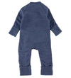 Smallstuff Wagenspak m. Ritsen - Wol - Denim Melange - Smallstuff - 56/62 - Wagenspakken