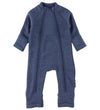 Smallstuff Wagenspak m. Ritsen - Wol - Denim Melange - Smallstuff - 56/62 - Wagenspakken