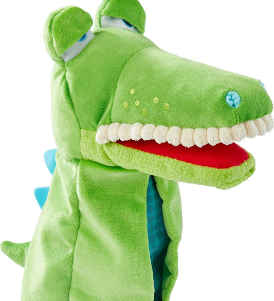 HABA Handpop - Krokodil - 26 cm - Groen - HABA - OneSize - Poppen
