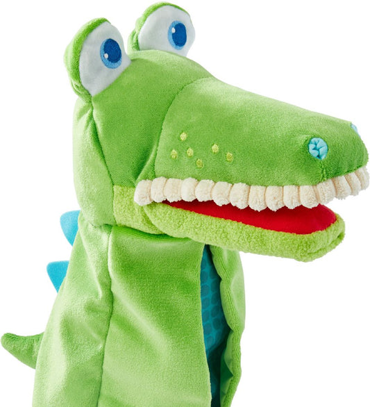HABA Handpop - Krokodil - 26 cm - Groen - HABA - OneSize - Poppen
