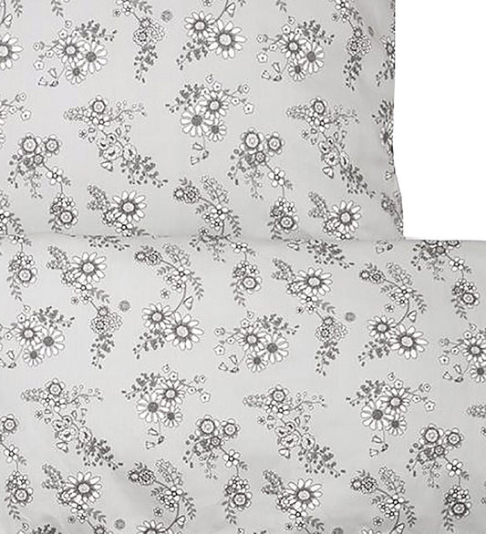 Smallstuff Beddengoed - Junior - Flower Garden - Grey - Smallstuff - Julinor - Beddengoed - Junior