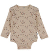 Pippi Baby Rompers l/s - 4-pack - Burlwood - Pippi Baby - 50 - Rompers Lange Mouw