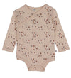 Pippi Baby Wikkel Rompers l/s - 4-pack - Burlwood - Pippi Baby - 74 - Rompers Lange Mouw