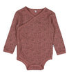Pippi Baby Wikkel Rompers l/s - 4-pack - Burlwood - Pippi Baby - 74 - Rompers Lange Mouw