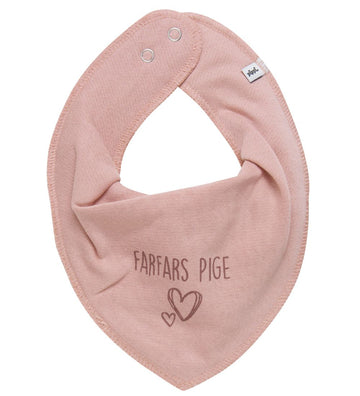 Pippi Babyslabbetje - Puntig - Misty Rose m. Grootvaders Meisje - Pippi Baby - OneSize - Kwijlsjaaltjes