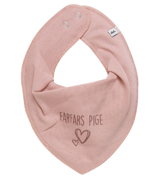 Pippi Babyslabbetje - Puntig - Misty Rose m. Grootvaders Meisje - Pippi Baby - OneSize - Kwijlsjaaltjes