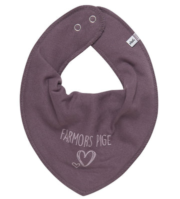 Pippi Babyslabbetje - Puntig - Plum m. Oma's Meisje - Pippi Baby - OneSize - Kwijlsjaaltjes