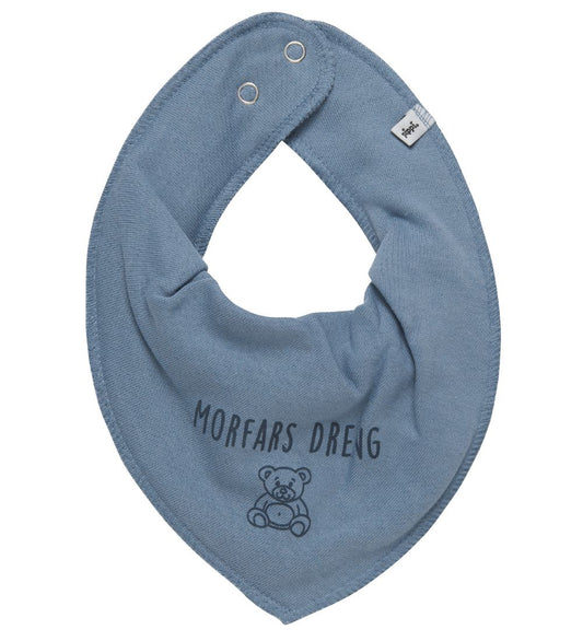 Pippi Babyslabbetje - Puntig - Dark Blue m. Grootvaders Jongen - Pippi Baby - OneSize - Kwijlsjaaltjes