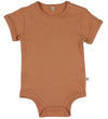 Pippi Baby Rompers s/s - 4-pack - Burlwood - Pippi Baby - 50 - Rompers Korte Mouw