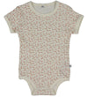 Pippi Baby Rompers s/s - 4-pack - Burlwood - Pippi Baby - 50 - Rompers Korte Mouw