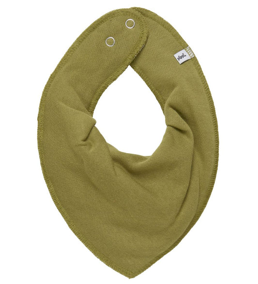 Pippi Babyslabbetje - Puntig - Green Mos - Pippi Baby - OneSize - Kwijlsjaaltjes