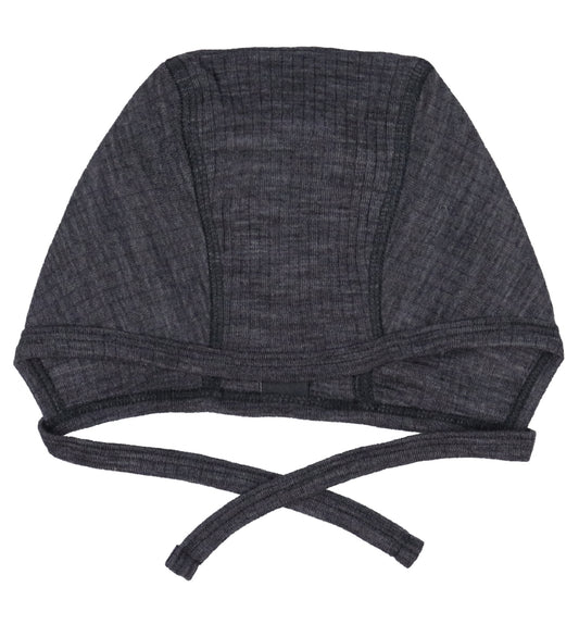 Smallstuff Babymuts - Wol - Dark Grey - Smallstuff - 62/68 - Babymutsen