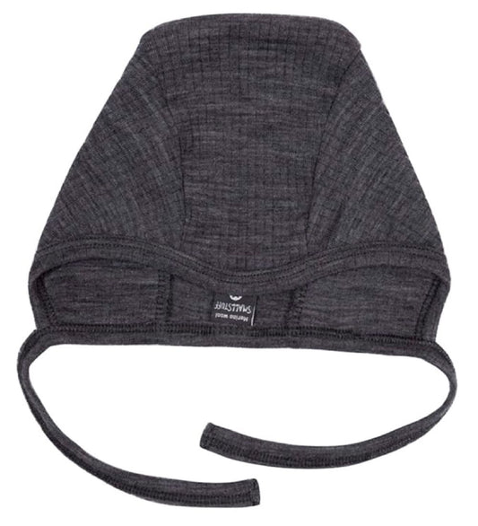 Smallstuff Babymuts - Wol - Dark Grey - Smallstuff - 62/68 - Babymutsen