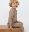 Sofie Schnoor Romper l/s - Warm Grey - Sofie Schnoor - 62 - Rompers Lange Mouw