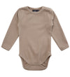 Sofie Schnoor Romper l/s - Warm Grey - Sofie Schnoor - 62 - Rompers Lange Mouw