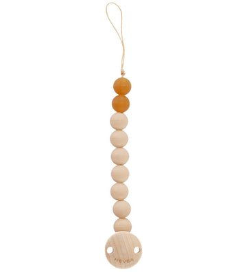 Hevea Speenketting - Natuurlijk Rubber - Sandy Roze Poeder - Hevea - OneSize - Speenkettingen