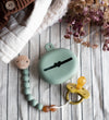 Hevea Speenketting - Natuurlijk Rubber - Mos Green - Hevea - OneSize - Speenkettingen